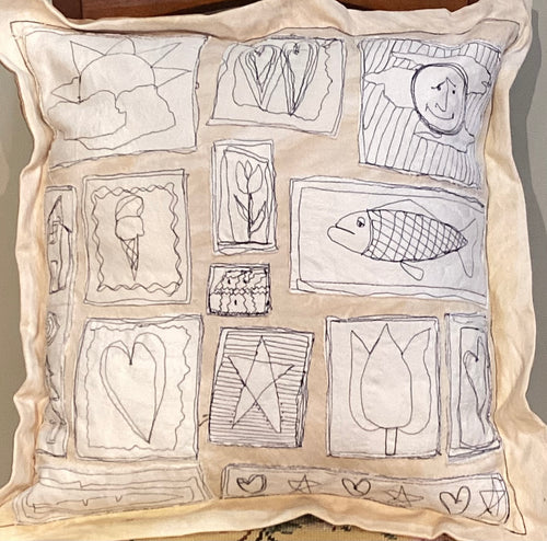 DM2-102 Pillow Stitched Vignettes