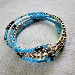 NM2-006 Little Bracelet Blue/Metal