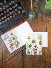 AI1-053 Greeting Note Cards "Crazy Plant Person"