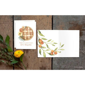 AI1-065 Greeting Note Cards "Peach Pie"