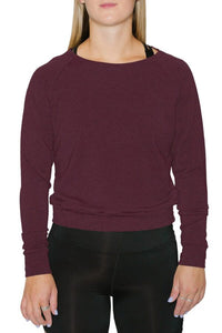 NM1-008  Women’s Basic Pullover/ *Burgundy