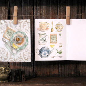 AI1-069 Greeting Note Cards "Tea For One"