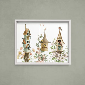 AI1-206 Art Print "Birdhouse in the garden"