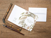 AI1-061 Greeting Note Cards "Thinking of You Card - Dried Flora"