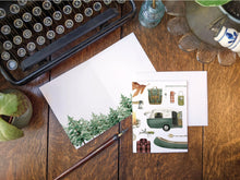AI1-030 Greeting Note Cards "Outdoor Camping // Hiking // Nature Lover"