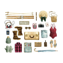 AI1-232 Art Print "Vintage Sports Flat Lay"