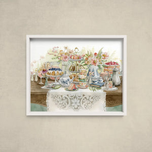 AI1-276 Art Print "Garden Tea Party"