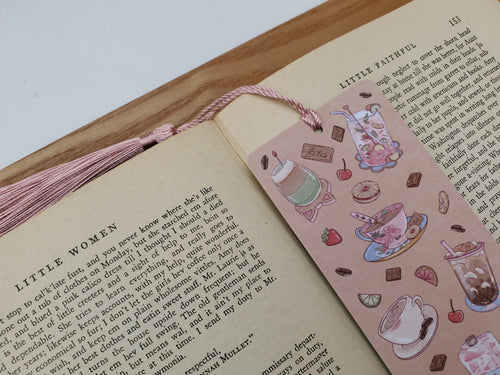TPN-098 Spring Breeze Double-Sided Tasselled Bookmark