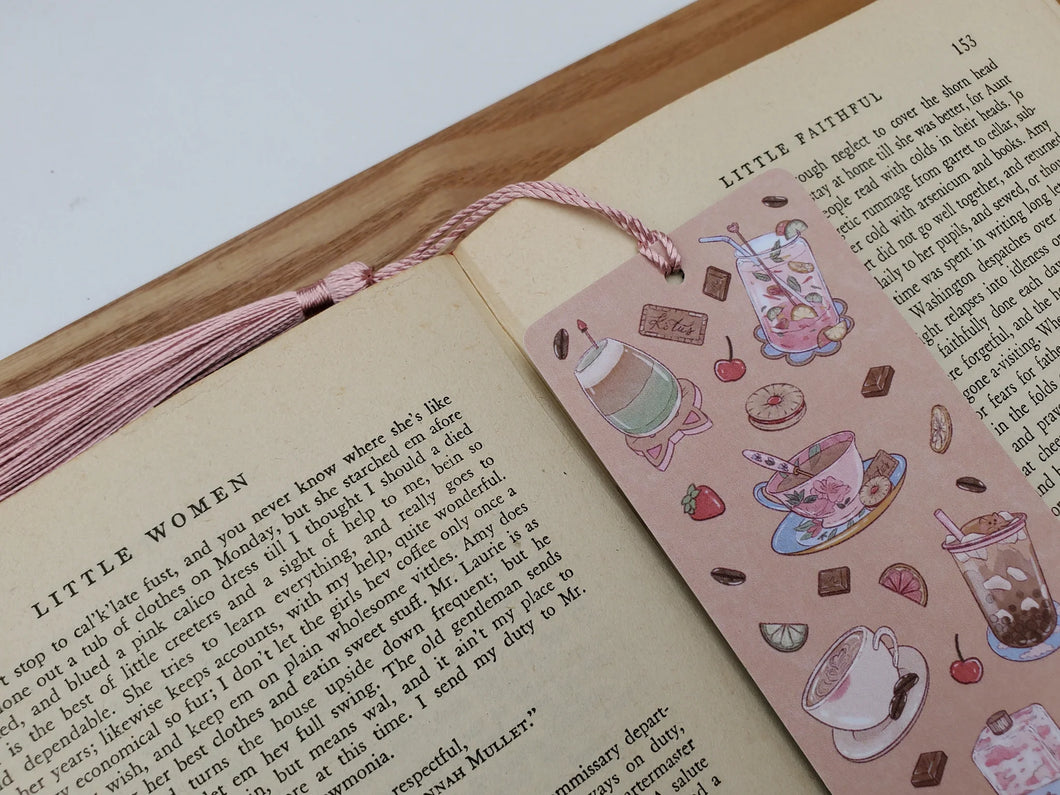 TPN-098 Spring Breeze Double-Sided Tasselled Bookmark