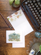 AI1-036 Greeting Note Cards "Small Town Greenhouse Florist"
