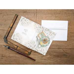 AI1-069 Greeting Note Cards "Tea For One"