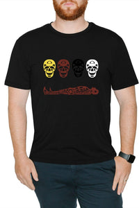 NM1-041C Men's T-Shirt _ Corpse Pose * Black