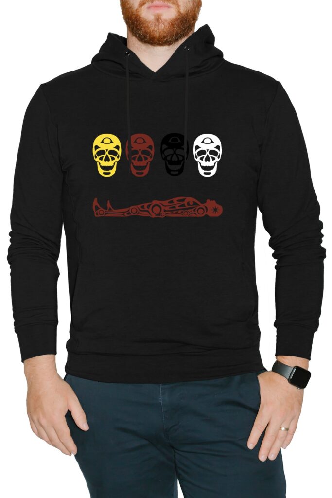 NM1-022 Corpse Pose _ Unisex Hoodie *Charcoal