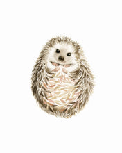 AI1-219 Art Print "Patterned Hedgehog with Leaves "