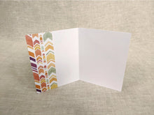 AI1-014 Greeting Note Cards "Fancy Fox with Patterned Tail"