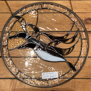 LC1-009  Loon Stained Glass (Diameter 15')