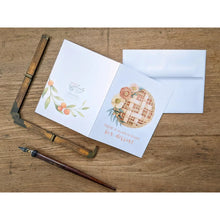 AI1-065 Greeting Note Cards "Peach Pie"