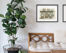 AI1-266 Art Print "Small Town Cafe - "Jo's Tea & Coffee Co"