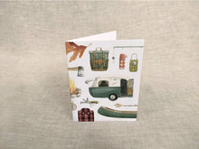 AI1-030 Greeting Note Cards "Outdoor Camping // Hiking // Nature Lover"