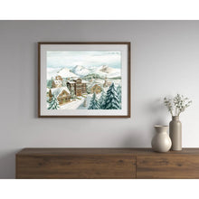 AI1-263 Art Print "Switzerland Inspired Fictional Village"