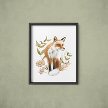 AI1-212 Art Print "Fox with Dried Flora"