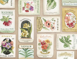 AI1-234 Art Print "Vintage Seed Packet"