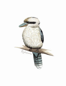 AI1-203 Art Print "Kookaburra Bird"