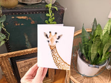 AI1-06 Greeting Note Cards "Giraffe"