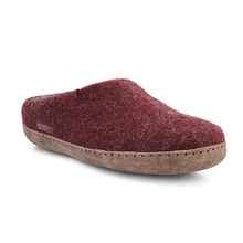 BF1-703 Classic Slipper - Bordeaux with Leather