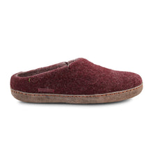 BF1-703 Classic Slipper - Bordeaux with Leather