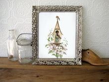 AI1-206 Art Print "Birdhouse in the garden"