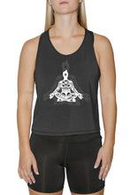 NM1-180 Ladies Muscle Tank Crop Top – RHV Cross Legged Open Arms