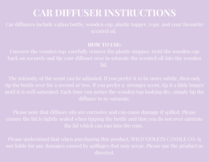 WV1-023 Car Diffusers