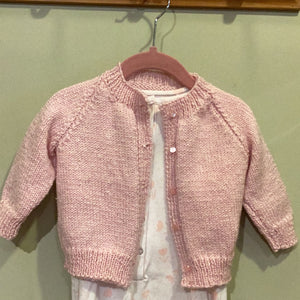 LG1-32 Knit Pink Baby Sweater