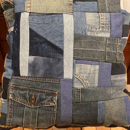 DM2-050 Blue Denim Pillow