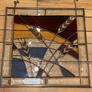 LC1-008  Wheat Stained Glass (15 1/2' x 15 1/2')