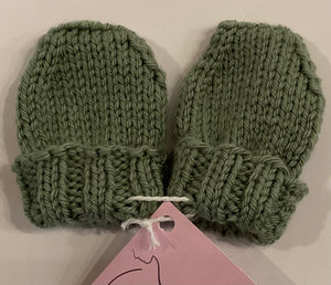 LG1-05 Hand Knitted Baby Mittens