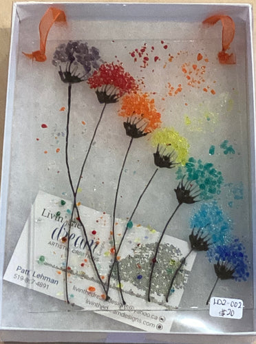 LD2-08 Hanging Fuse Glass Art 