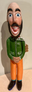 BJ1-005 "Happy Go Lucky Guy" Wood Sculpture