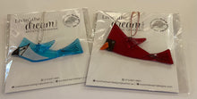 LD2-022 Mini Hanging Bird Fused Glass