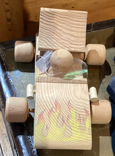 RP1-41 Wooden Race Car Hand Painting