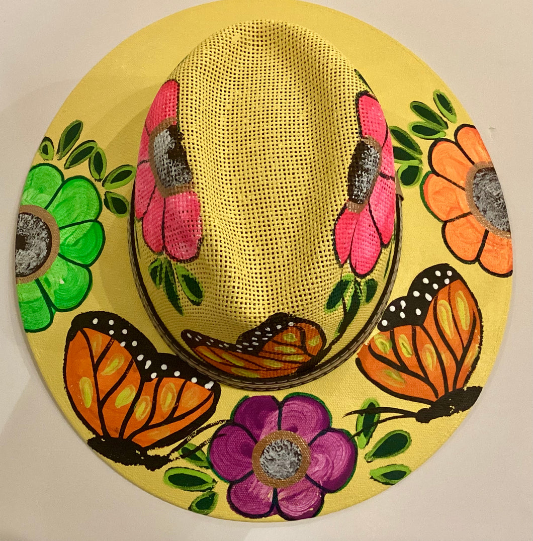 DM1-26 Hand Painted Cowboy Hat