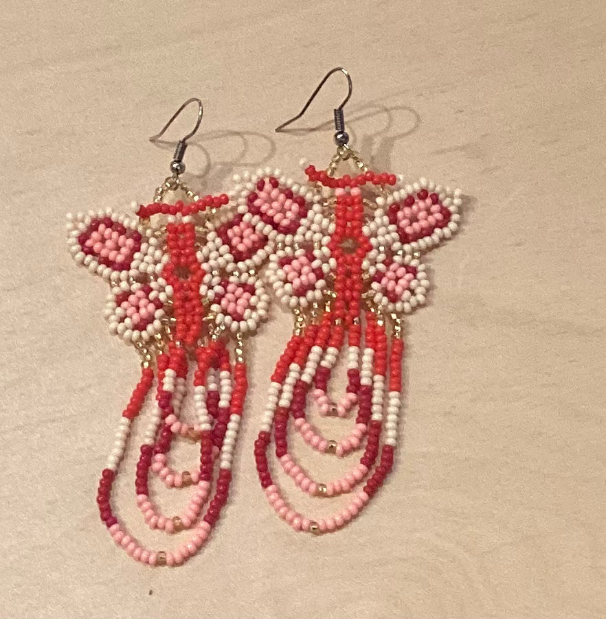 DM1-101 Butterfly Beads Earring (Butterfly Collection)