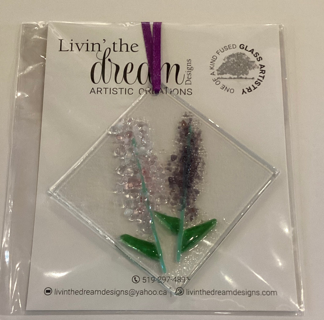 LD2-027 Mini Fuse Glass Art Hanging