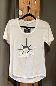 NM1-034 Women’s T-Shirt – RHV NorthStar/ White