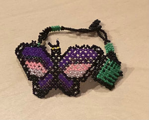 DM1-04 Butterfly Beaded Bracelet