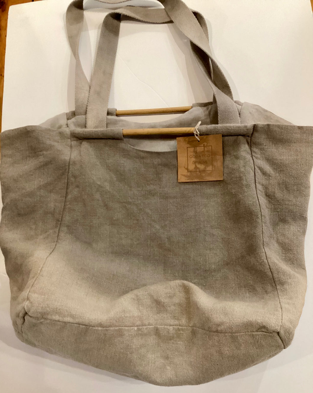 GE1-1548 Reversible Linen Tote Bag