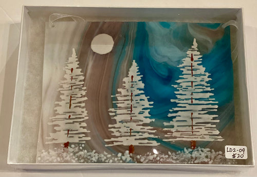 LD2-09 Hanging Fuse Glass Art