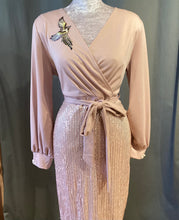 RB1-011 Sequence Pink Dress w Phoenix