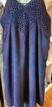 GE1-1588 Slip Mini Dress w Crochet granny